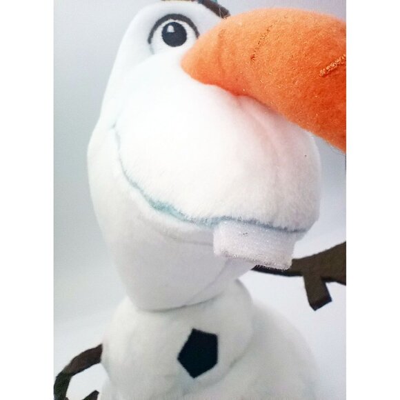 Disney Frozen Olaf Plush Toy With Bruni On Antlers 8 Inches Movie Merchandise - Picture 3 of 9